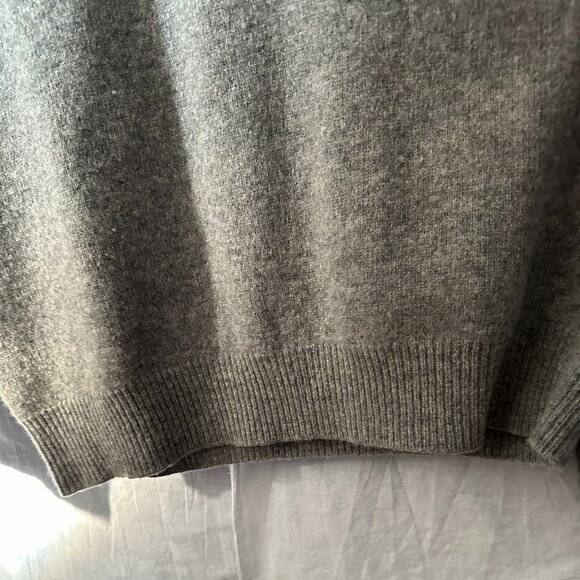 Structure urban wear 100% lambs wool gray sweater Men medium - Picture 2 of 4